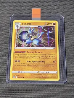 Pokemon Brilliant Stars "Lucario" 79/172 / Holo Rare / Near Mint - Image 3