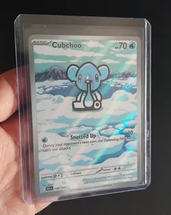 Pokemon TCG: Cubchoo 109/086 - Black Bolt - Illustration Rare - English - Image 5