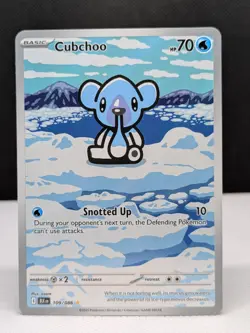 Cubchoo 109/086 | Black Bolt | Illustration Rare | Pokemon Card - Image 1