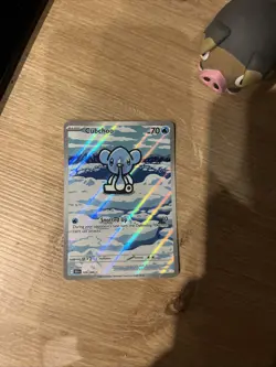 Pokemon Black Bolt Cubchoo Illustration Rare Card TCG 109/086 Mint Full Art - Image 1