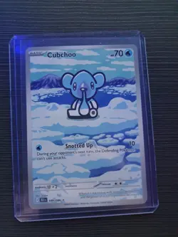 Cubchoo Illustration Rare Black Bolt 109/086 Pokemon TCG - Image 1