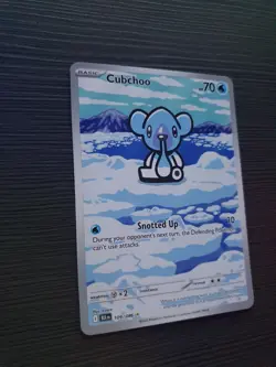 Cubchoo Illustration Rare Black Bolt 109/086 Pokemon TCG - Image 3