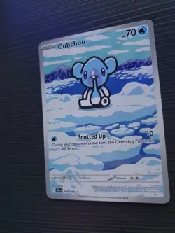 Cubchoo Illustration Rare Black Bolt 109/086 Pokemon TCG - Image 4