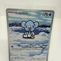 Pokemon Cubchoo 109/086 Illustration Rare BLK - Image 3