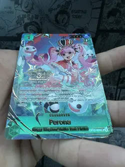 NM Perona (Japanese 3rd Anniversary Set - English Promo) OP12-034 OPCG - Image 4