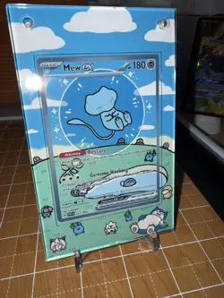 Mew EX SIR Paldean Fates #2 ART 232/091 Pokemon Extended Artwork Case - Image 1