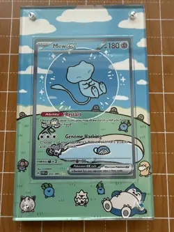 Mew EX SIR Paldean Fates #2 ART 232/091 Pokemon Extended Artwork Case - Image 2