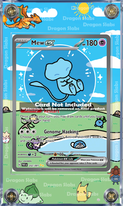 Pokemon Mew EX SIR Paldean Fates 232/091 Extended Artwork Case - Image 4