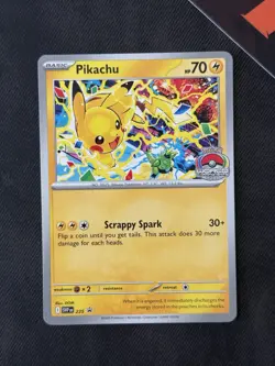 Pokemon TCG Pikachu World Championships 2025 - SVP 225 Black Star Promo NM - Image 1