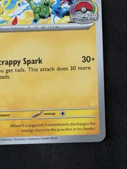 Pokemon TCG Pikachu World Championships 2025 - SVP 225 Black Star Promo NM - Image 4