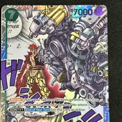 ONE PIECE CCG card: Eustass"Captain"Kid st02-013 SR, foil, MANGA, Errata, tag SP - Image 2