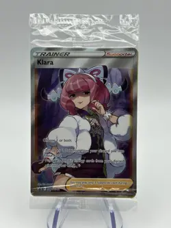 Pokemon Card Klara SWSH302 Black Star Promo SEALED (A2) - Image 1