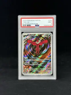 Pokemon TCG Yveltal Paradox Rift Holo Card PSA 9 Illustration Rare 205/182 - Image 1