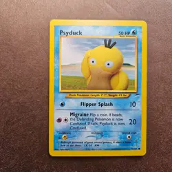 Psyduck 79/105 Pokemon Neo Destiny Card - LP - Image 1