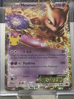 Pokemon TCG Mewtwo EX 54/99 Celebrations Ultra Rare Card NM/M Condition - Image 2