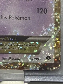 Pokemon TCG Mewtwo EX 54/99 Celebrations Ultra Rare Card NM/M Condition - Image 3