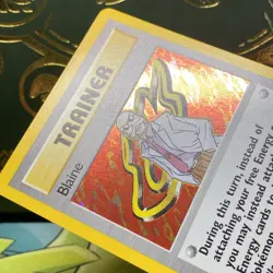 Blaine - 17/132 - Pokemon Gym Challenge 1st Edition Holo Rare Card WOTC NM - Image 5