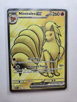 S&V 151 Ninetales 186/165 Full Art Ultra Rare PACK FRESH NM Pokemon TCG AA55 - Image 1