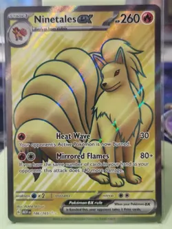 Ninetales EX - 186/165 - Full Art - Scarlet & Violet 151 - English Pokemon TCG - Image 1