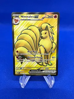Pokemon Scarlet & Violet 151 Ninetales ex 186/165 Full Art Ultra Rare NM - Image 1