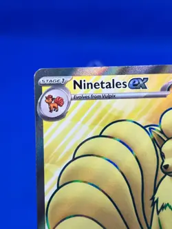 Pokemon Scarlet & Violet 151 Ninetales ex 186/165 Full Art Ultra Rare NM - Image 3
