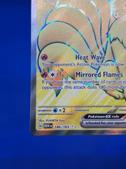 Pokemon Scarlet & Violet 151 Ninetales ex 186/165 Full Art Ultra Rare NM - Image 5
