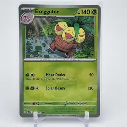 Pokemon SV Prismatic Evolutions Exeggutor Master Ball Reverse Holo 002/131 - Image 1