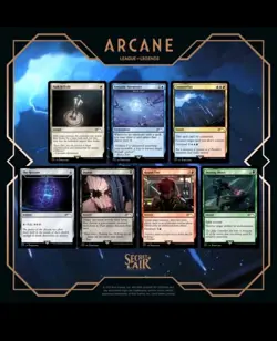 Magic the Gathering MTG Secret Lair x Arcane League of Legends NEW! - Image 2