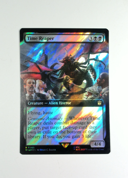 Time Reaper (Extended Art) (Surge Foil) 0965 MTG WHO Rare NP Foil - Image 1
