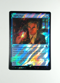 Think Twice (Surge Foil) 0811 MTG WHO Common NP Foil - Image 1