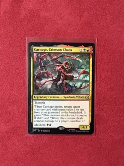 Carnage, Crimson Chaos - Marvel’s Spider-Man SPM MTG Magic The Gathering #125 - Image 1