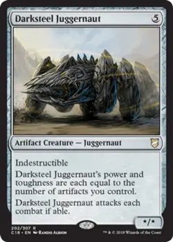 1 x Darksteel Juggernaut - Commander 2018 - NM-Mint - MTG - Image 1