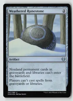 Weathered Runestone *Foil* KHM 247 NM-LP - Image 1