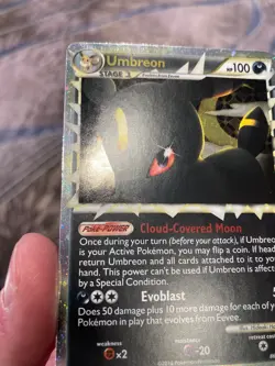 Pokemon TCG Umbreon Prime Undaunted Holo Rare 86/90 2010 - Image 2