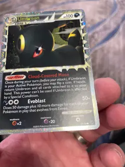 Pokemon TCG Umbreon Prime Undaunted Holo Rare 86/90 2010 - Image 4