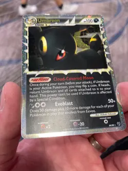 Pokemon TCG Umbreon Prime Undaunted Holo Rare 86/90 2010 - Image 5