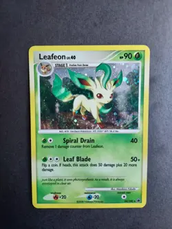 Leafeon 24/100 SWIRL Majestic Dawn Deck Exclusive Holo Rare Pokemon Card - Image 1