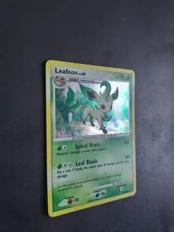 Leafeon 24/100 SWIRL Majestic Dawn Deck Exclusive Holo Rare Pokemon Card - Image 2