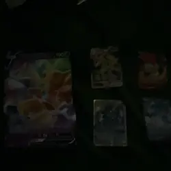 Pokemon TCG Card Lot Alakazam V, Rayquaza VMAX, Victini V, Indeedee V, GX - Image 1