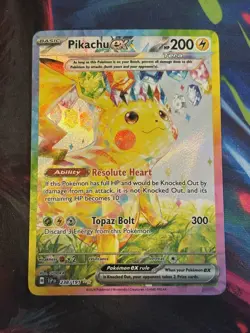 Pokemon Surging Sparks Pikachu Ex 238/191 Special Illustration Rare - Image 1