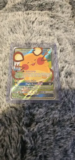 Dedenne GX 195a/214 Unbroken Bonds Alternate Art Promo TCG Pokemon NM - Image 1