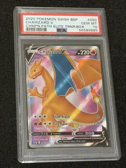 Pokemon - Charizard V Full Art Promo SWSH050 - Champions Path ETB - 2020 - Image 1