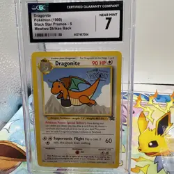 Pokemon TCG Graded CGC 7 Dragonite Black Star Promo 5 WB STAMPED Mewtwo Strikes - Image 1