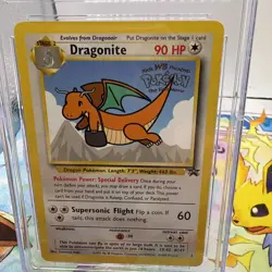 Pokemon TCG Graded CGC 7 Dragonite Black Star Promo 5 WB STAMPED Mewtwo Strikes - Image 3