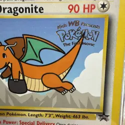 Pokemon TCG Graded CGC 7 Dragonite Black Star Promo 5 WB STAMPED Mewtwo Strikes - Image 5