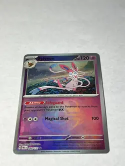 Pokemon TCG Sylveon Master Ball Pattern 040/131 Prismatic Evolutions Holo VLP - Image 1