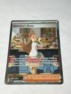 Pokemon TCG Jasmine's Gaze 245/191 Surging Sparks Holo Special Illustration Rare - Image 1