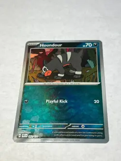 Pokemon TCG Houndour Master Ball Pattern 062/131 Prismatic Evolutions Holo NM - Image 1
