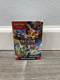 Pokemon Scarlet & Violet-Obsidian Flames Booster Bundle (6 Packs) (New) (Sealed) - Image 1