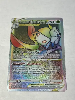 Pokemon TCG Hisuian Lilligant Vstar Astral Radiance 190/189 Holo Secret Rare NM - Image 1